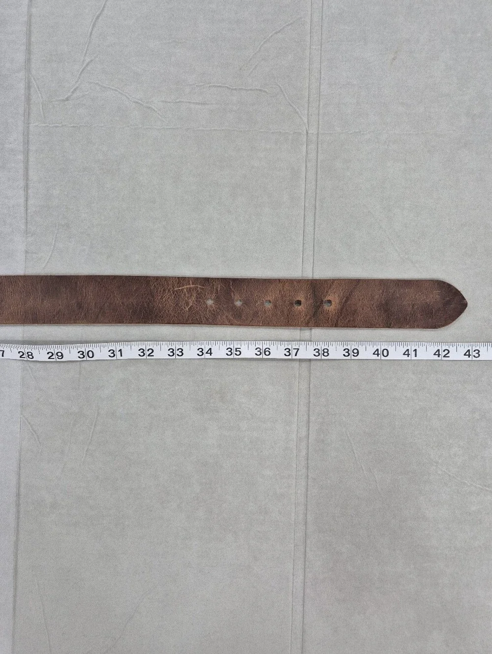 American Eagle Outfitters belt men's 34 brown leather distressed finish casual